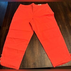 JM Collection Core Fashion Capri Size XL Color: Starfish